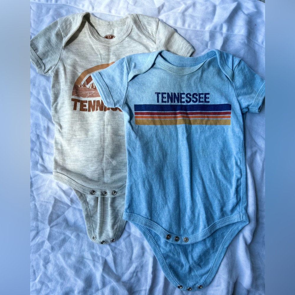 Home Free Baby Boy/Girl Tennessee Onesie Set 3-6m